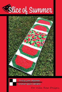 Slice of Summer Pattern from Villa Rosa Designs finished size 16"x52"