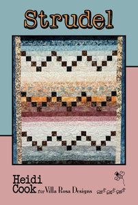 Strudel Quilt Pattern finished size 46"x52" pattern from Villa Rosa Designs
