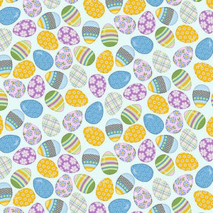 Studio E Fabrics Happy Spring Tossed Easter Eggs E-6018-95