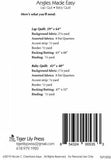 Angles Made Easy Pattern from Tiger Lily Press by Nicole Chambers Kaya TLP1252