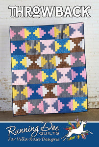 Throwback Pattern from Villa Rosa Designs finished size 52.5"x63"