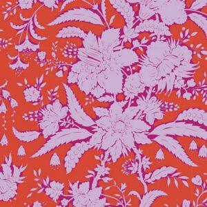 Tilda Fabrics Abloom 110079  Tomato