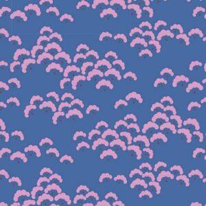 Tilda Fabrics Bloomsville 100510  Cottonbloom Blueberry