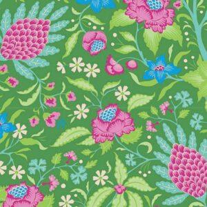 Tilda Fabrics Bloomsville 100512 Flowertangle Green