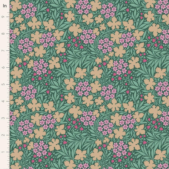 Tilda Fabrics Hibernation Autumn Bloom  Sage  100539