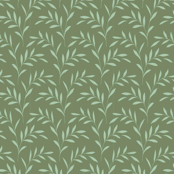 Tilda Fabrics Hibernation BlenderOlive Branch Laurel 110094