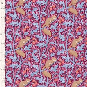 Tilda Fabrics Hibernation Squirrel Dreams  Hibiscus  100530