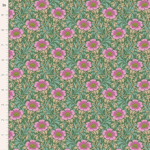 Tilda Fabrics Hibernation Winter Rose Sage 100537