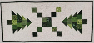 Tis The Season Table Runner Kit finished size 16.5"x40" pattern by Creek Side Stitches