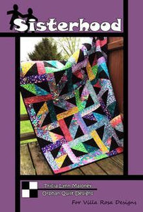 Villa Rosa Patterns Sisterhood finished size 50" x 64"