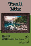 Villa Rosa Patterns Trail Mix finished size 54" x 35" to 47"