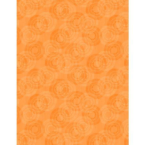 Wilmington Fabrics Circle Burst Orange 3007-68523-858