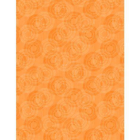 Wilmington Fabrics Circle Burst Orange 3007-68523-858