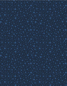 Wilmington Fabrics Essentials Dotty Dots Navy on Navy 1817 39090 444