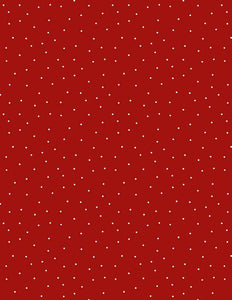 Wilmington Fabrics Essentials Pindots Tomato/White 1817 39131 331
