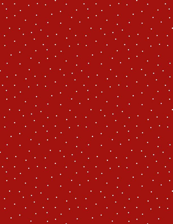 Wilmington Fabrics Essentials Pindots Tomato/White 1817 39131 331