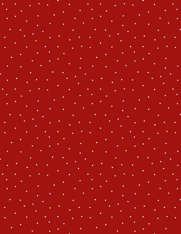 Wilmington Fabrics Essentials Pindots Tomato/White 1817 39131 331