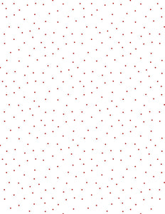 Wilmington Fabrics Essentials Pindots White/Red 1817 39131 113