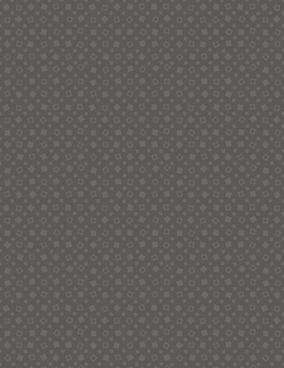 Wilmington Fabrics Essentials Squares Dark Charcoal 1817 39120 909