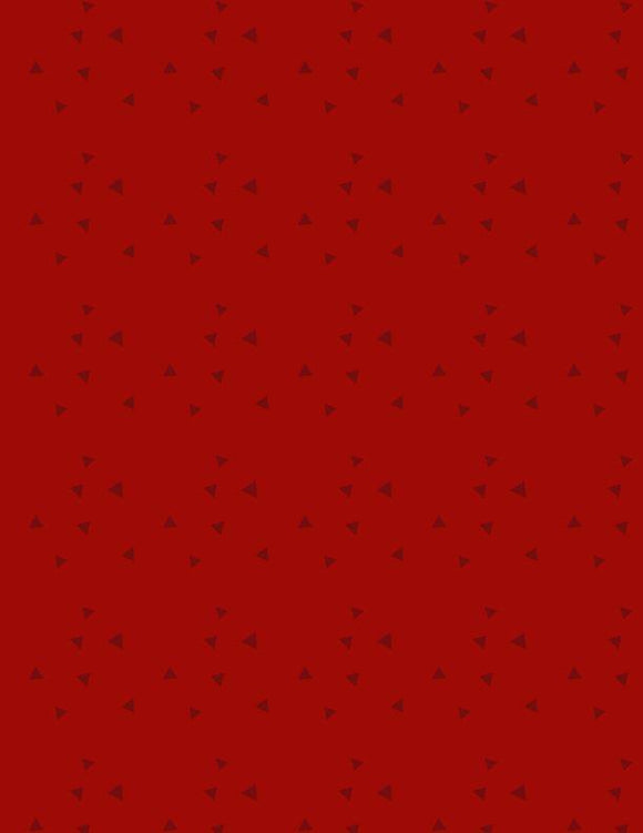 Wilmington Prints Essentials Red Carpet Tossed Triangles Red on Red 1817-39103-333