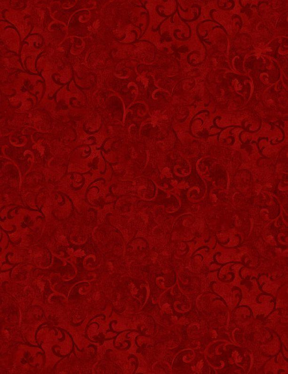 Wilmington Prints Essentials Scroll Dark Red 1077-89025-339