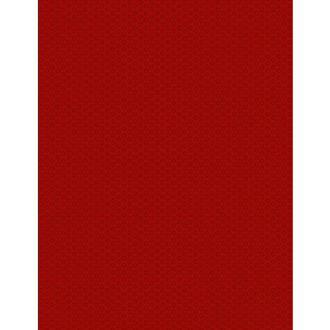 Wilmington Prints Essentials Tiny Rings Red on Red 1817-39091-333
