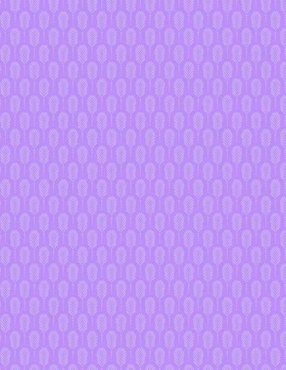 Wilmington Prints Grape Crush Art Deco Feathers Lightest Purple 1817-39132-601