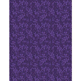 Wilmington Prints Grape Crush Leaf and Scroll Darkest Purple 1817-39136-669