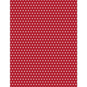 Wilmington Prints Hearts Anthem Stars All Over Red  1031-84479-311