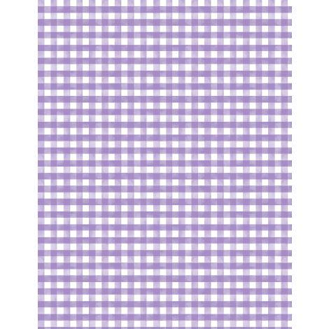 Wilmington Prints In Bloom Lavender  Gingham 1665-33887-166