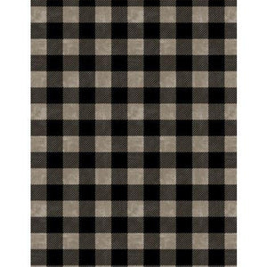 Wilmington Prints Lake Adventure Buffalo Plaid Taupe 3015 90518 991