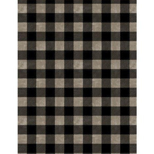 Wilmington Prints Lake Adventure Buffalo Plaid Taupe 3015 90518 991