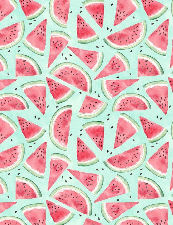 Wilmington Prints Squeeze the Day Watermelon 1810-42464-437