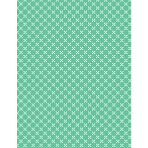 Wilmington Prints Windsong Meadows Diagonal Flowers Teal  3053-11608-717