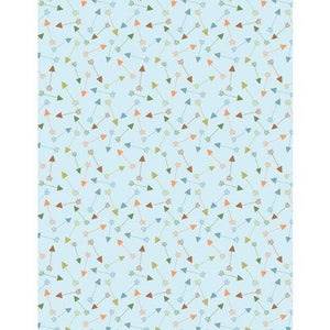 Wilmington Prints Winsome Critters Arrows Blue 3060-36257-478