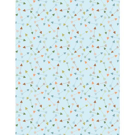 Wilmington Prints Winsome Critters Arrows Blue 3060-36257-478
