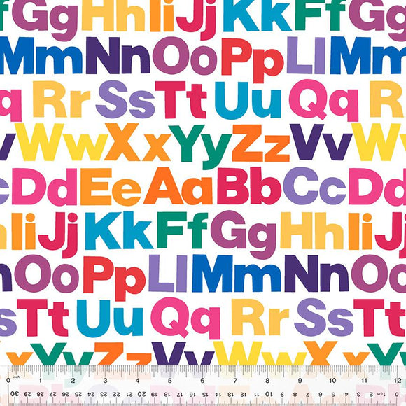 Windham Fabrics Chcka Chicka Boom Boom, The Whole Alphabet Multi 53814-2