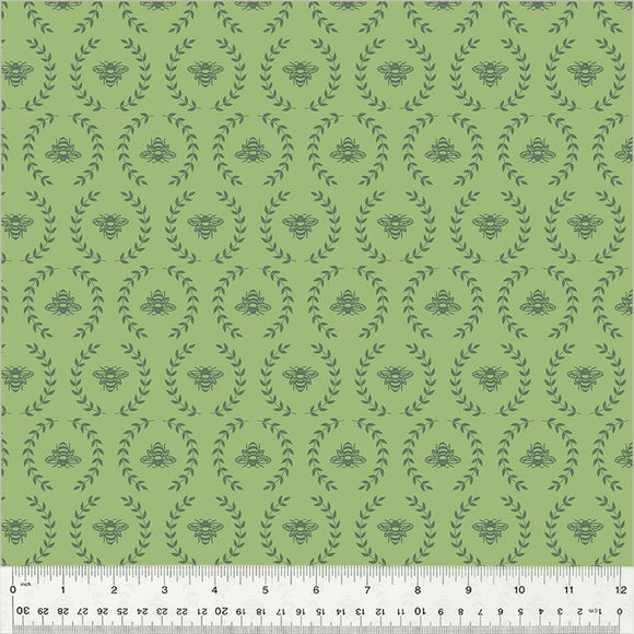 Windham Fabrics Clover & Dot Bee Green 53862-5