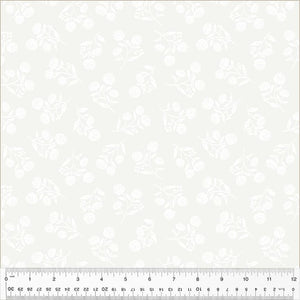 Windham Fabrics Clover & Dot Clover White on White 53863-10