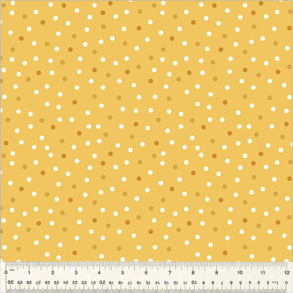 Windham Fabrics Clover & Dot Polka Dot  Yellow  53867-13