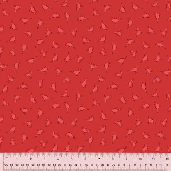 Windham Fabrics Color Club Birdies Cherry  53304-22