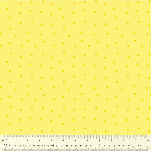 Windham Fabrics Color Club Dotted Lemon  53303-17