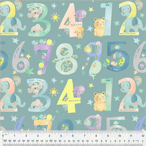 Windham Fabrics Count on Me Count on Me Teal 53897-2