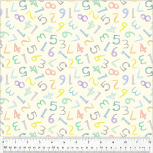 Windham Fabrics Count on Me Learning Numbers Ivory 53899-1
