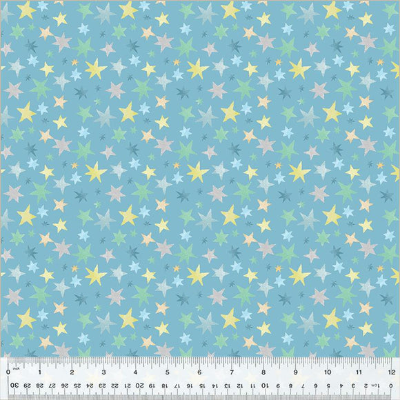 Windham Fabrics Count on Me Stars Blue 53900-4