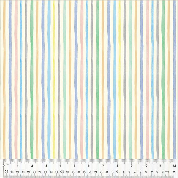 Windham Fabrics Count on Me Stripe Ivory 53901-1