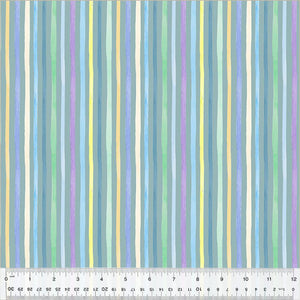 Windham Fabrics Count on Me Stripe Teal 53901-2