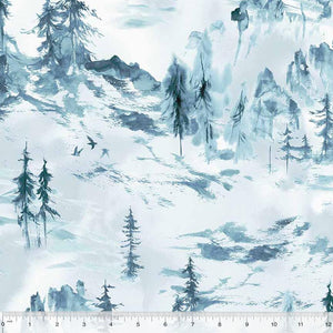 Windham Fabrics Majestic Mountainscape Mist 53741-2