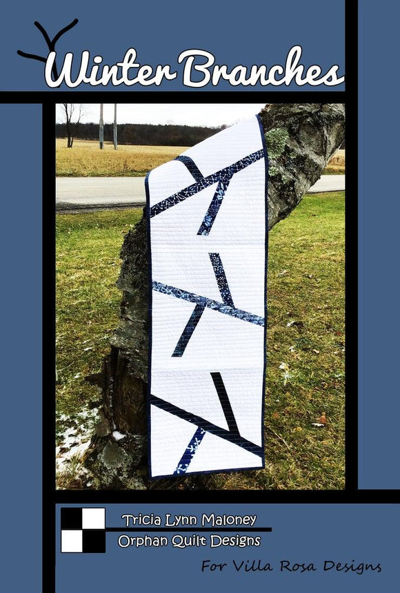 Winters Branches Quilt Runner Pattern from Villa Rosa Designs